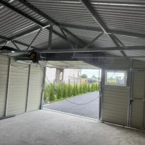 Garaż Akrylowy 5×6 Dwuspadowy